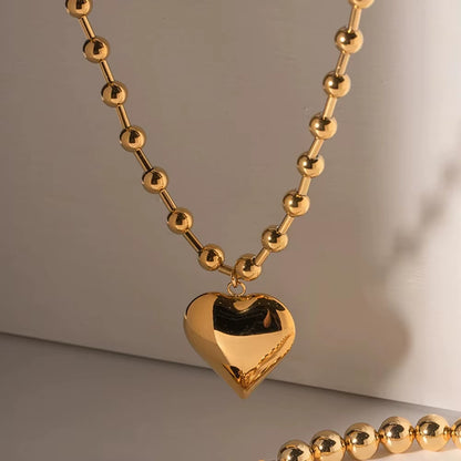 Stainless Steel Heart Necklaces for Women