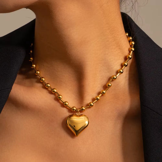 Stainless Steel Heart Necklaces for Women